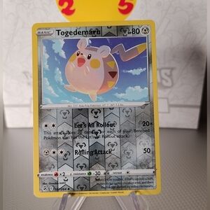Togedemaru 187/264 Pokemon TCG Reverse Holo